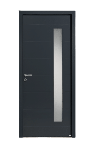 Porte confectionné en menuiserie aluminium